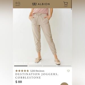 Albion Women's Destination Joggers in brindle